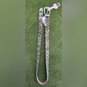True Love Leopard Rhinestone Western Belt – 48” – New with Tags